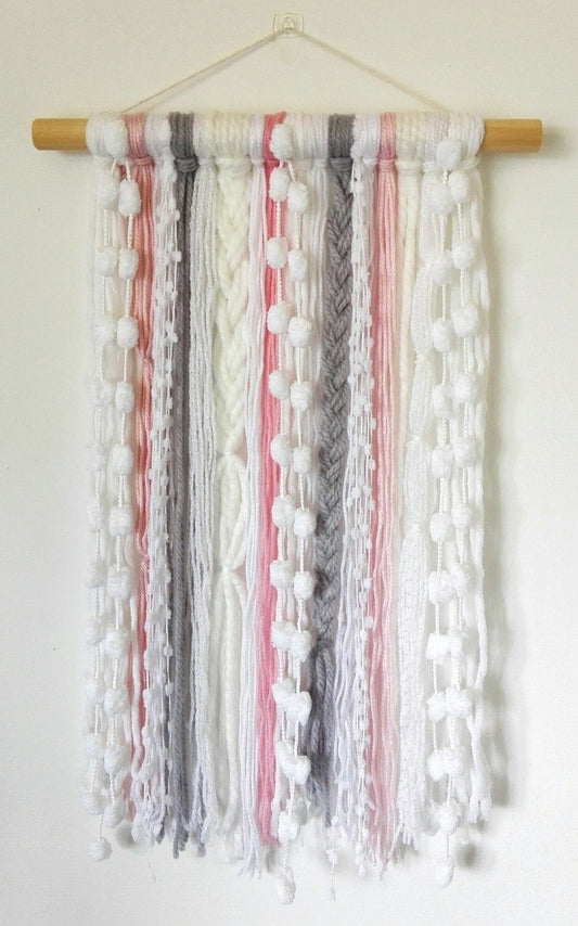 Wall Decor/Boho Yarn Wall Hanging/Boho Girl/Dorm Decor/Decor/Tapestry/Housewarming/Beach House Decor/Room Decor/Wall Hanging