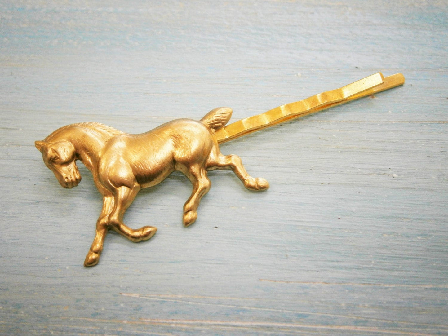 Horse Hair Pin Gold, Horse Bobby Pin, Horse Hair Clip, Running Horse Hair Pin, Horse Hair Clip, Nature Hair Clip, Wedding Hair Accessories