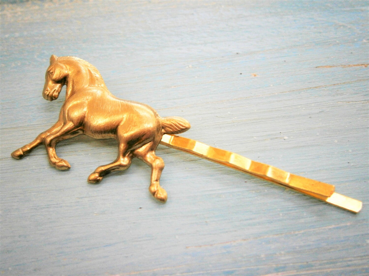 Horse Hair Pin Gold, Horse Bobby Pin, Horse Hair Clip, Running Horse Hair Pin, Horse Hair Clip, Nature Hair Clip, Wedding Hair Accessories