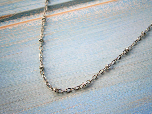 Antique Silver Layering Necklace/Boho Necklace/Bridesmaids Gifts/Layering Necklace Necklace/Dainty Necklace/Steampunk Jewellery/Necklace