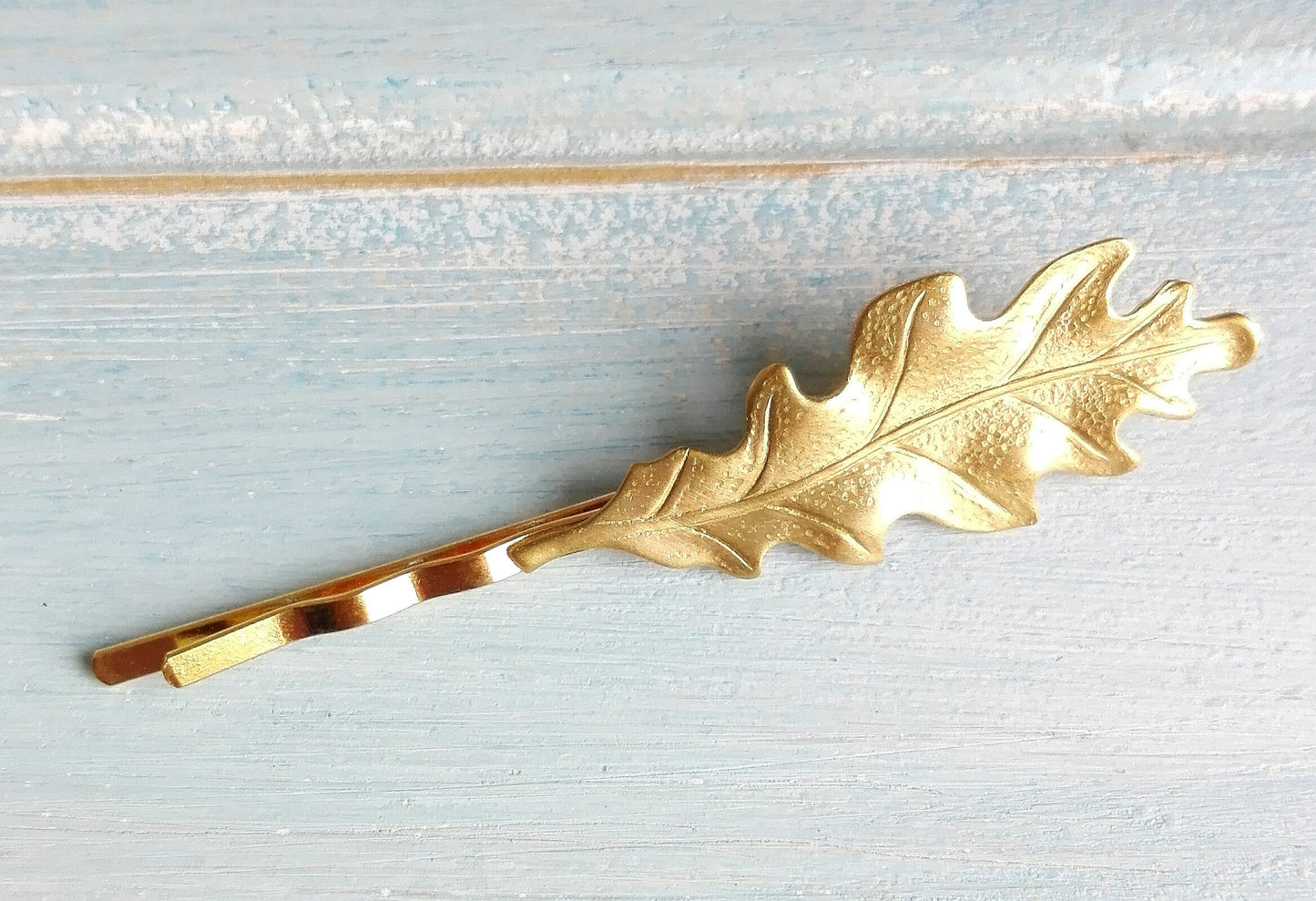 Leaf Hair Pin Gold/Leaf Bobby Pin/Leaf Hair Clip/Woodland Leaf Hair Pin/Woodland Hair Clip/Nature Hair Clip/Wedding Hair Accessories